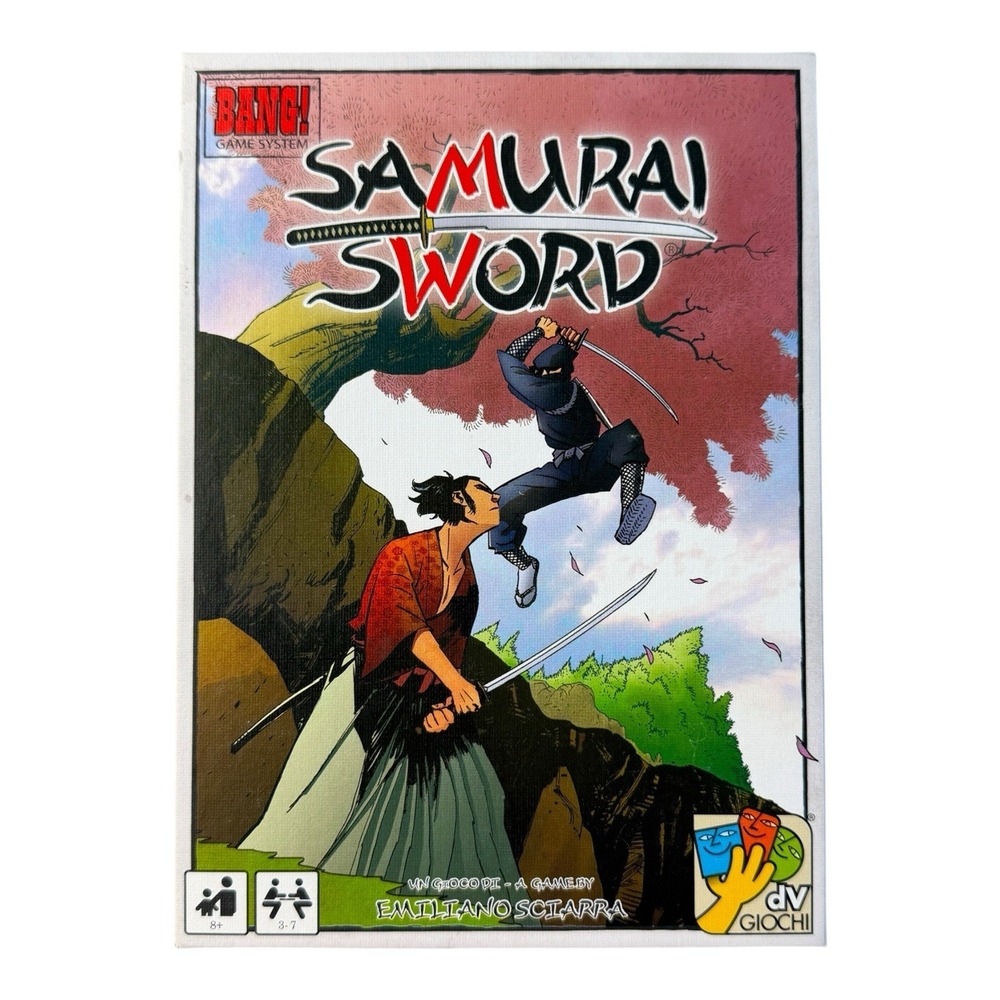 Samurai Sword Card Game by BANG! English/Italian‎ 1st Edition Complete - Picture 2 of 7